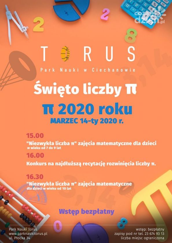 Święto liczby π w Torusie