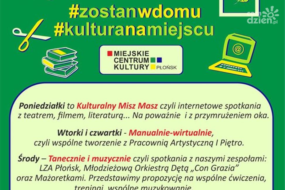 MCK w Płońsku działa on-line