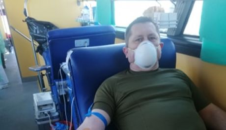 Żołnierze odpowiedzieli na apel o oddawanie krwi