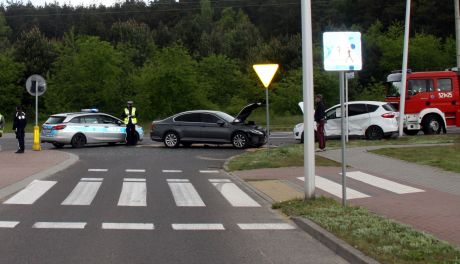 Mława. Groźny wypadek na Marszałkowskiej (zdjęcia)