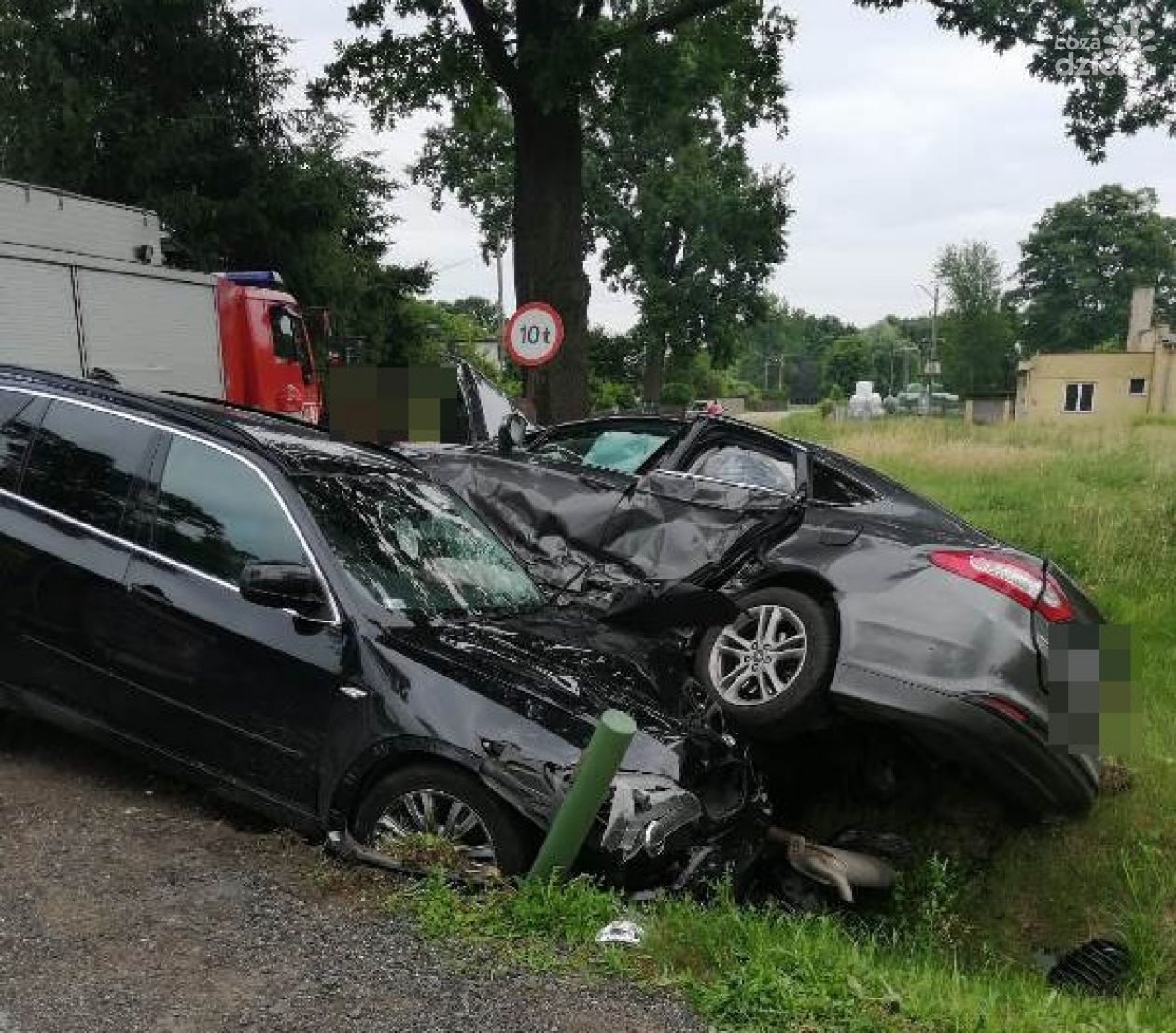 Czołowe zderzenie pod Ciechanowem