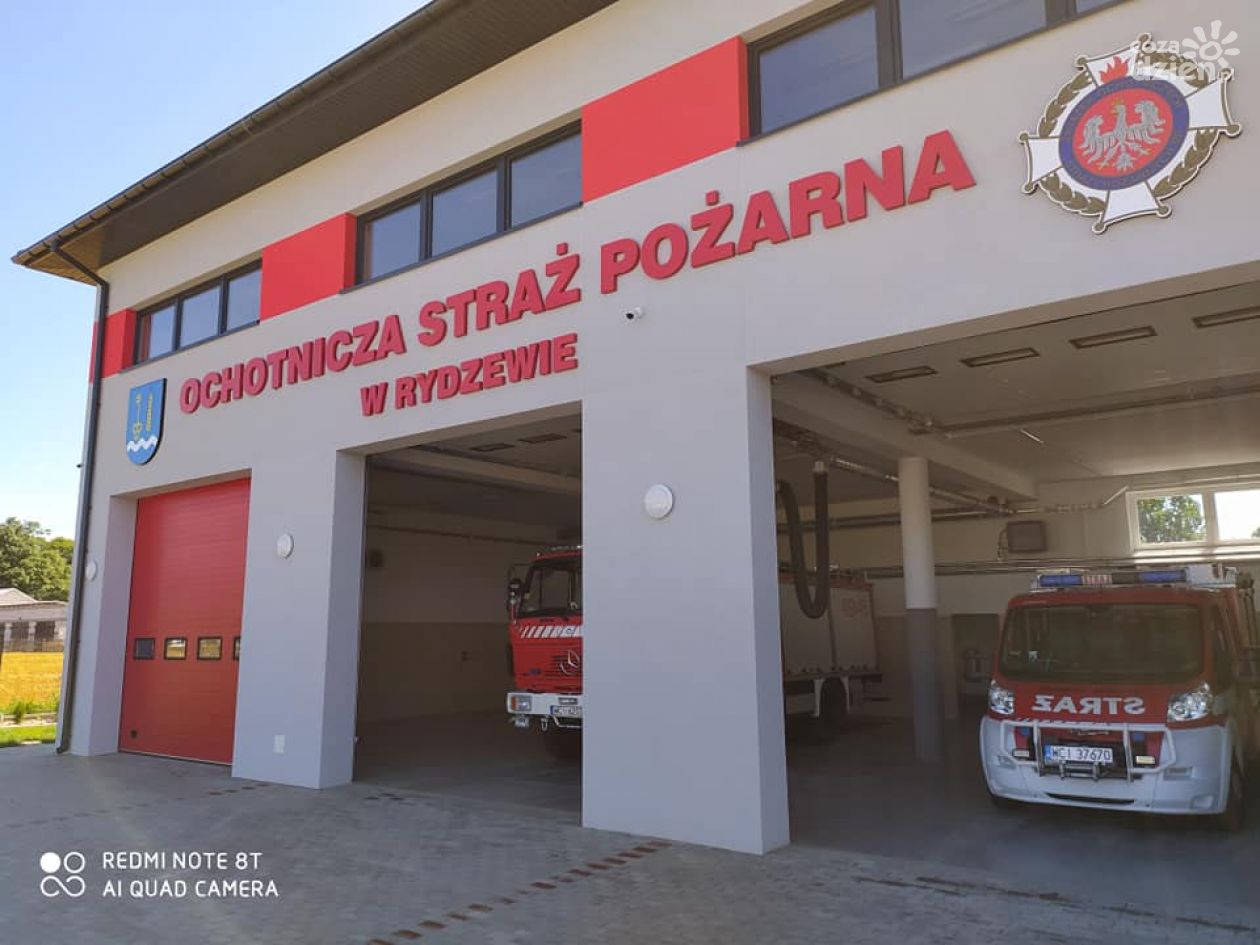 Nowy dom strażaków ochotników z Rydzewa (zdjęcia)