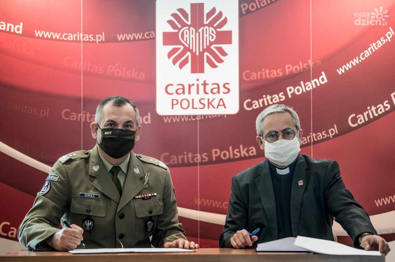 Terytorialsi sformalizowali współpracę z Caritasem