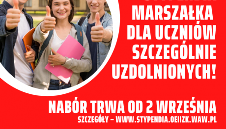 Zostań stypendystą marszałka