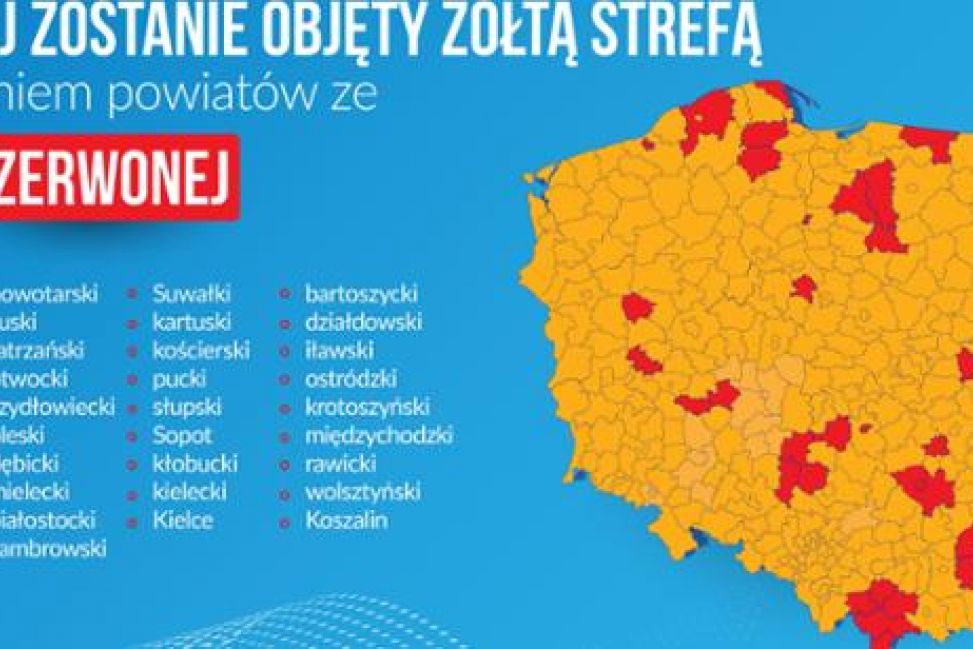 Uwaga, strefa żółta! Maseczki na ulicach