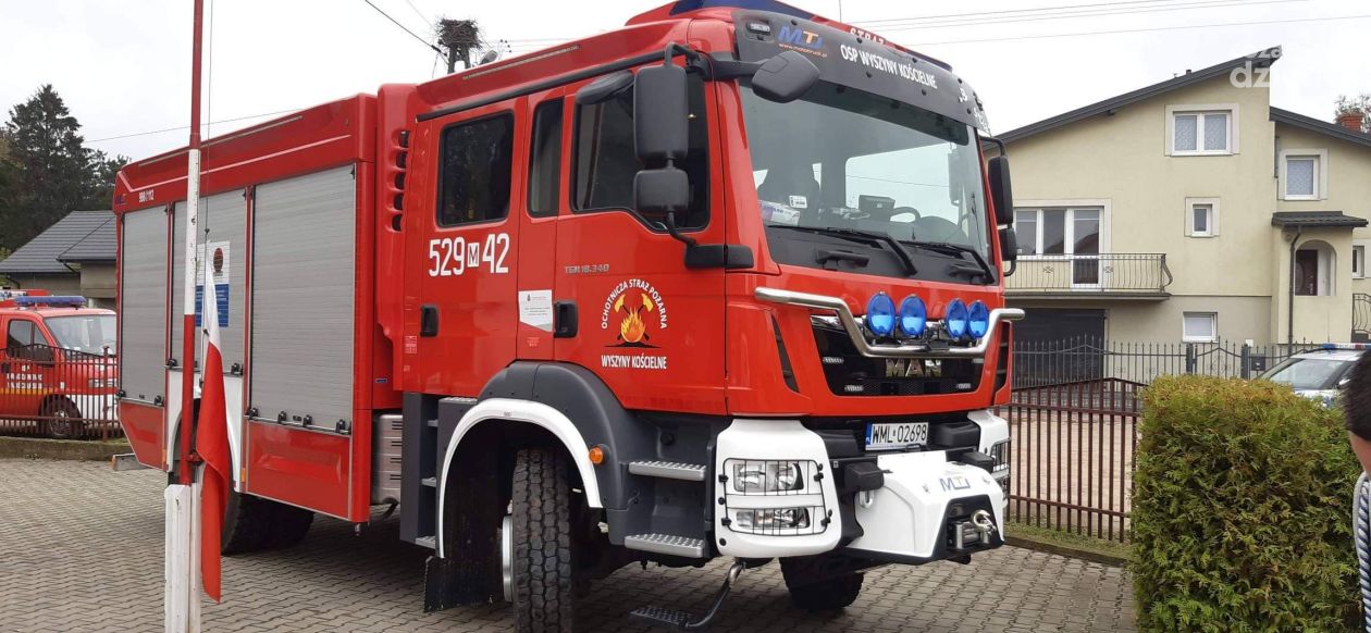 Nowy wóz strażacki dla OSP Wyszyny