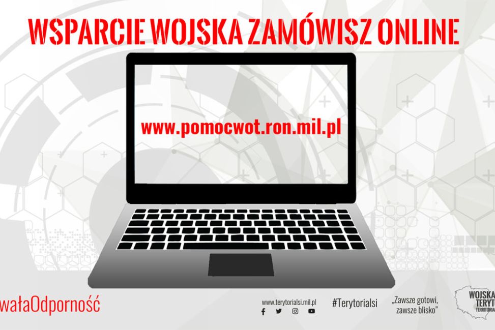 Wsparcie terytorialsów zamówicie przez internet