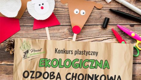 Starostwo Powiatowe w Ciechanowie. Konkurs na"Ekologiczną ozdobę choinkową"