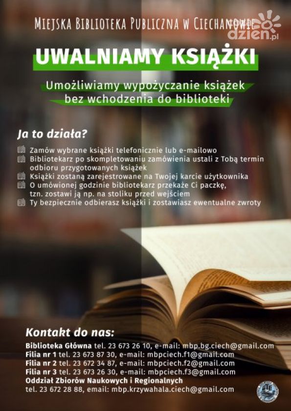 Biblioteka w Ciechanowie „Uwalnia książki”