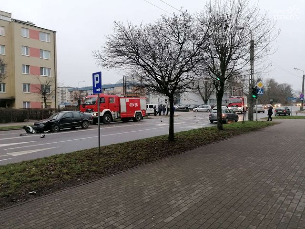 Stłuczka w centrum Ciechanowa