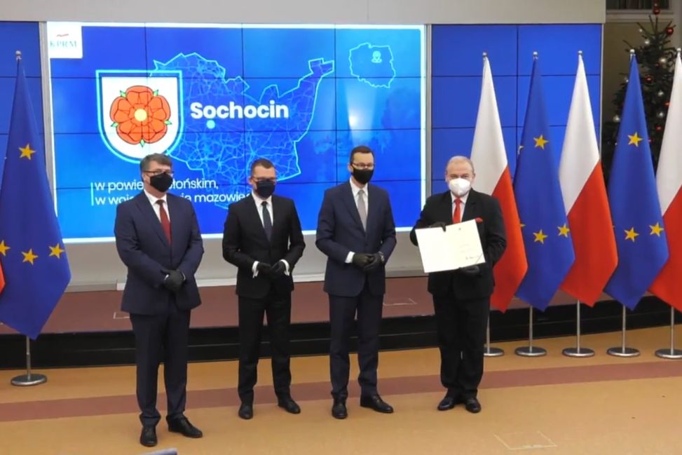 Sochocin. Akt nadania praw miejskich wręczony!