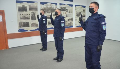 Nowi policjanci w Ciechanowie