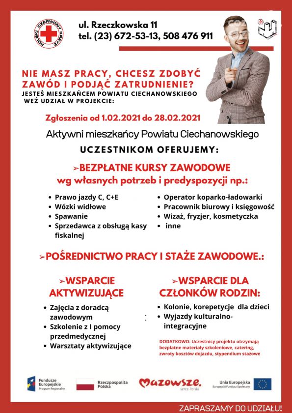 Nie masz pracy? Ten projekt może pomóc właśnie Tobie!