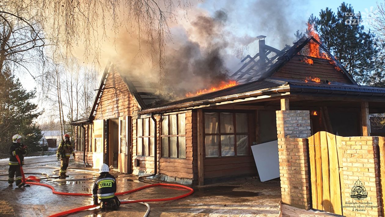 Pół miliona strat po pożarze w Milewie. Ruszyła zbiórka dla  stolarza
