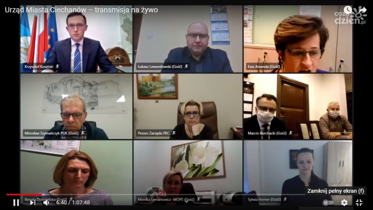 Władze Ciechanowa odpowiedziały na pytania mieszkańców (wideo)