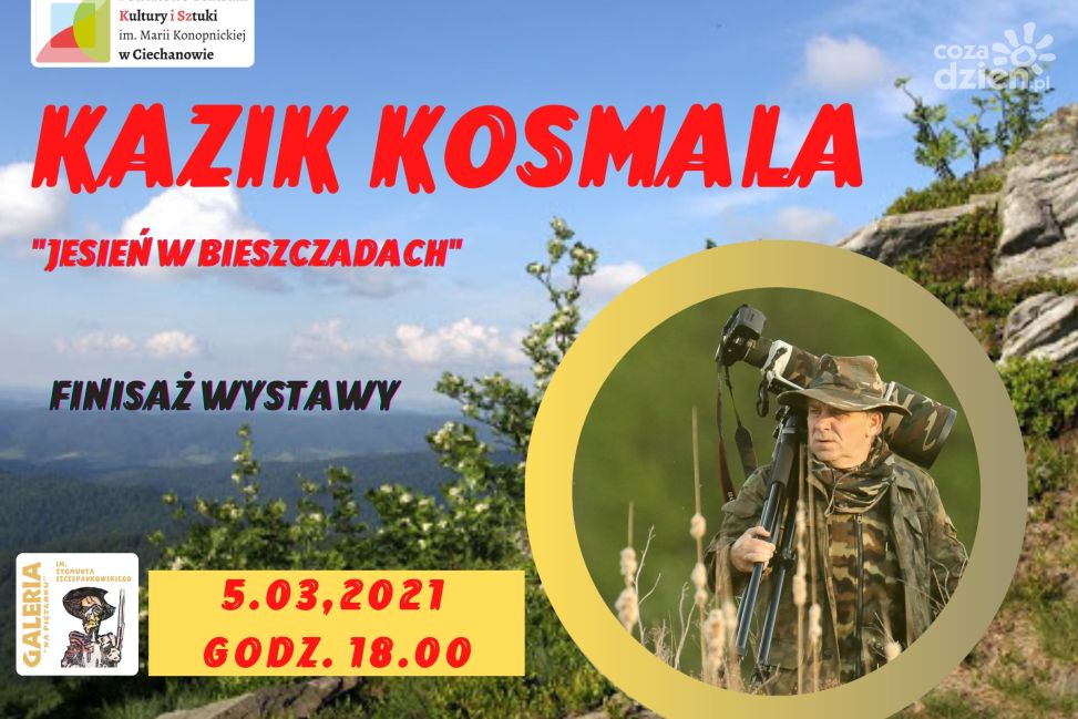 „Jesień w Bieszczadach”. Finisaż wystawy Kazika Kosmali w Galerii na Pięterku