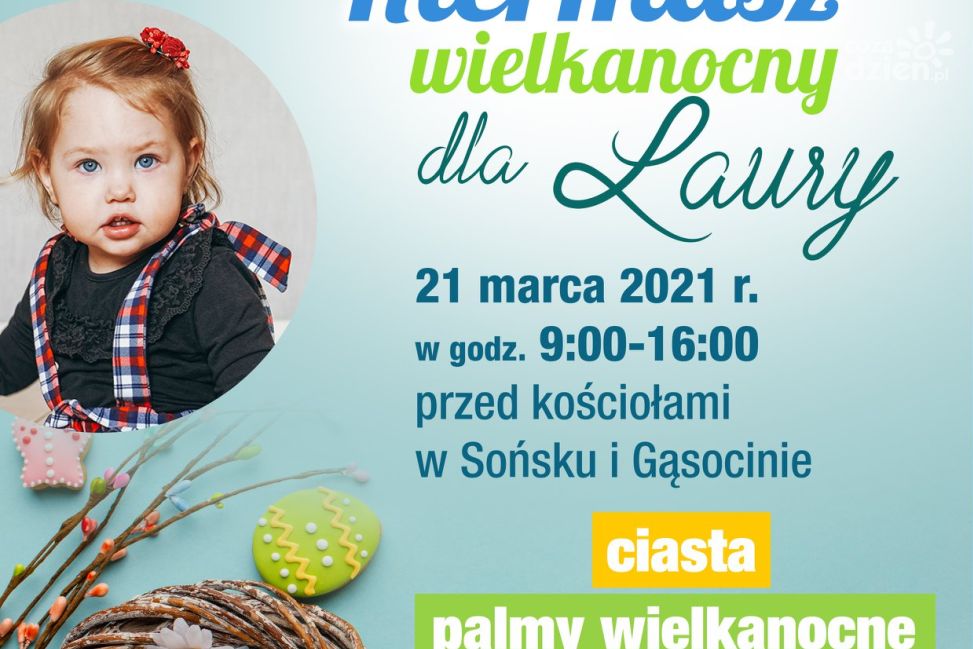 Kiermasz wielkanocny dla Laury w najbliższą niedzielę