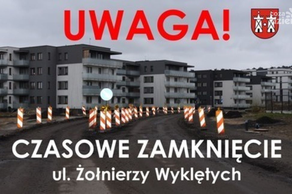 Płońsk. Czasowe zamknięcie ul. Żołnierzy Wyklętych