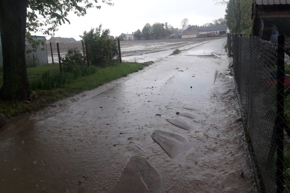 Ulewa nas nie oszczędziła. Strażacy mieli co robić