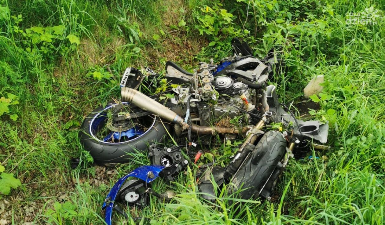 Groźnie w Łopacinie, ranny motocyklista