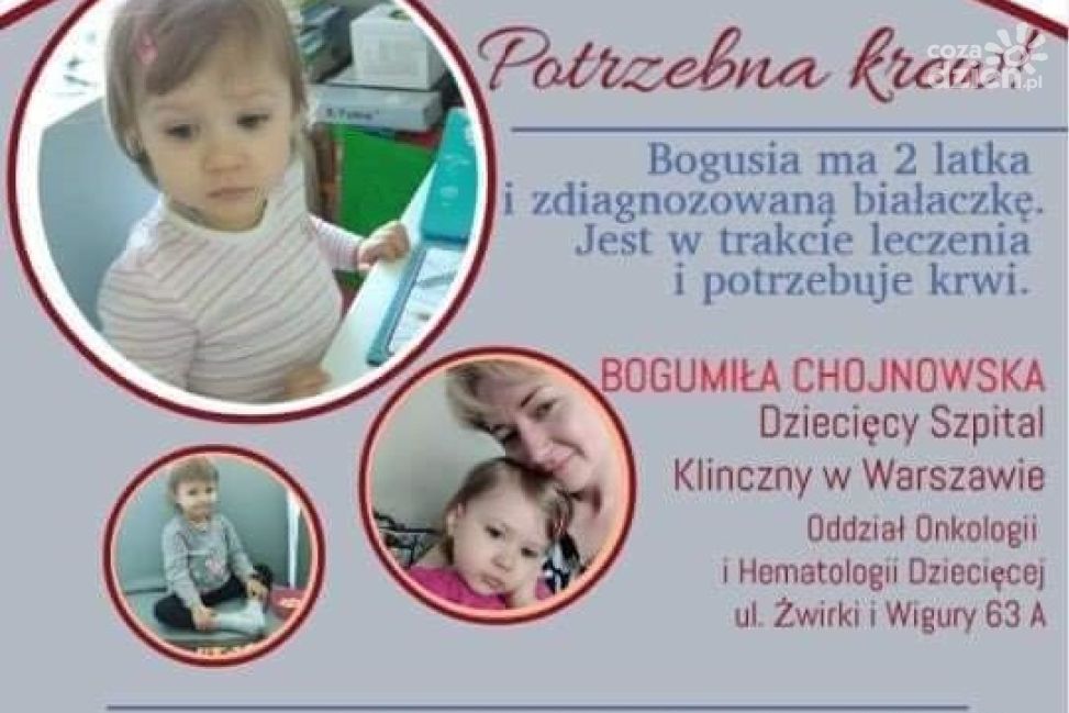 Mała Bogusia potrzebuje pomocy!