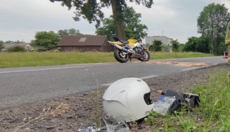 Tragedia pod Ojrzeniem, nie żyje motocyklista