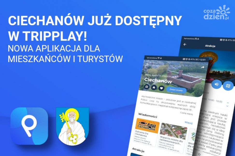 Ciechanów w nowoczesnej aplikacji turystycznej