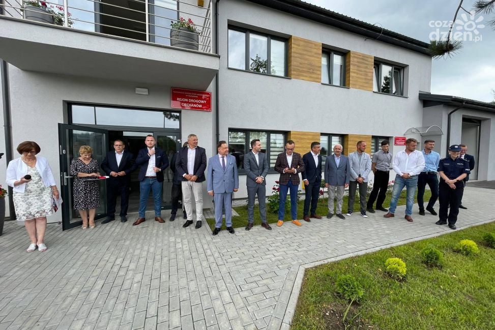 Ciechanów. Rejon Drogowy w nowej siedzibie