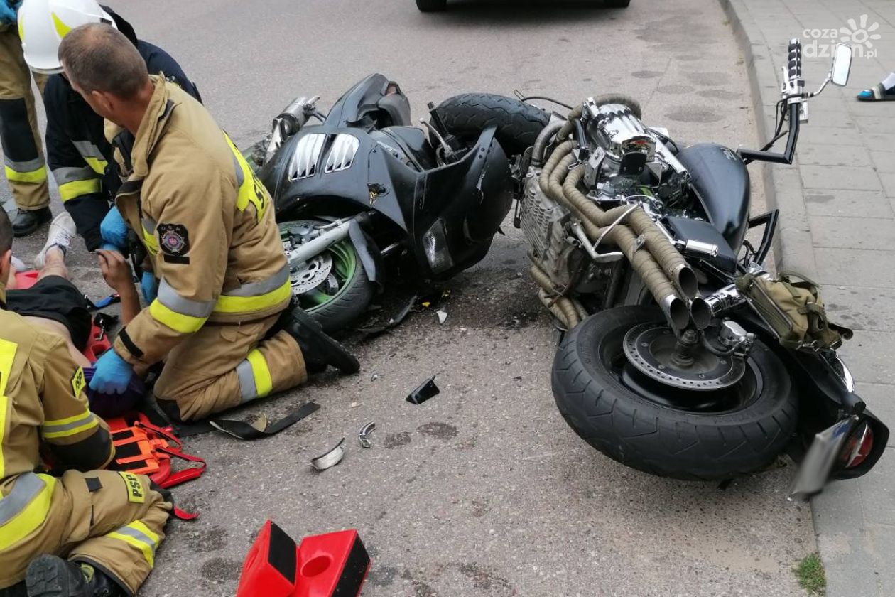 Był pijany, mimo to wsiadł na motocykl