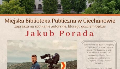 Przed nami kolejne spotkanie autorskie w Miejskiej Bibliotece Publicznej w Ciechanowie