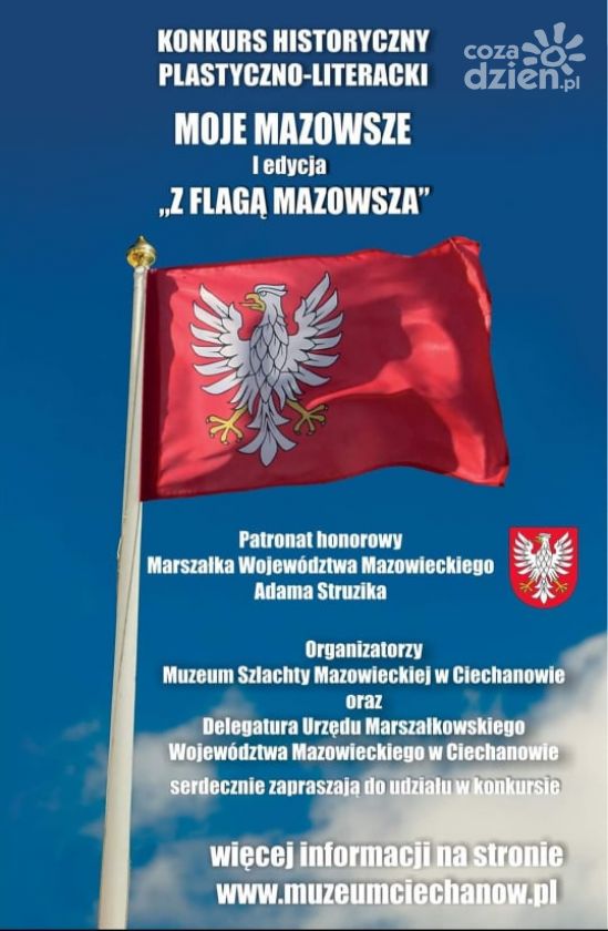 Flaga Mazowsza tematem konkursu historycznego