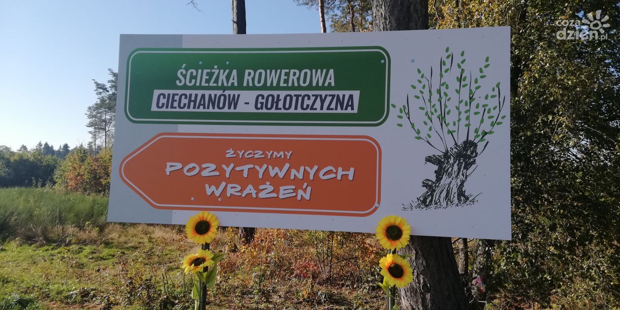 Ścieżka rowerowa Ciechanów-Gołotczyzna już otwarta!