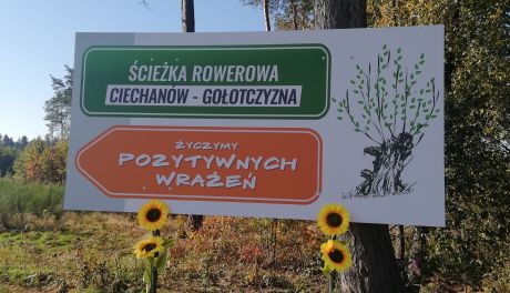 Ścieżka rowerowa Ciechanów-Gołotczyzna już otwarta!