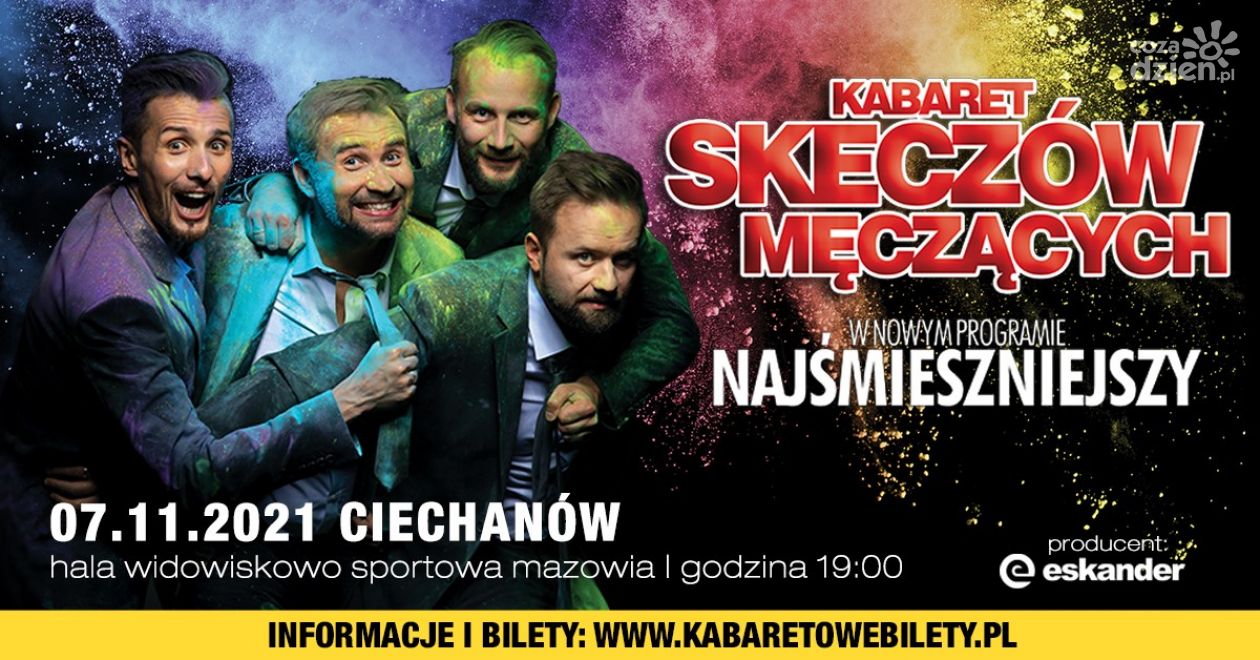 Kabaret Skeczów Męczących wystąpi w Ciechanowie!