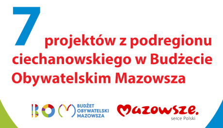 Wszystkie projekty zgłoszone do Budżetu Obywatelskiego Mazowsza będą realizowane!