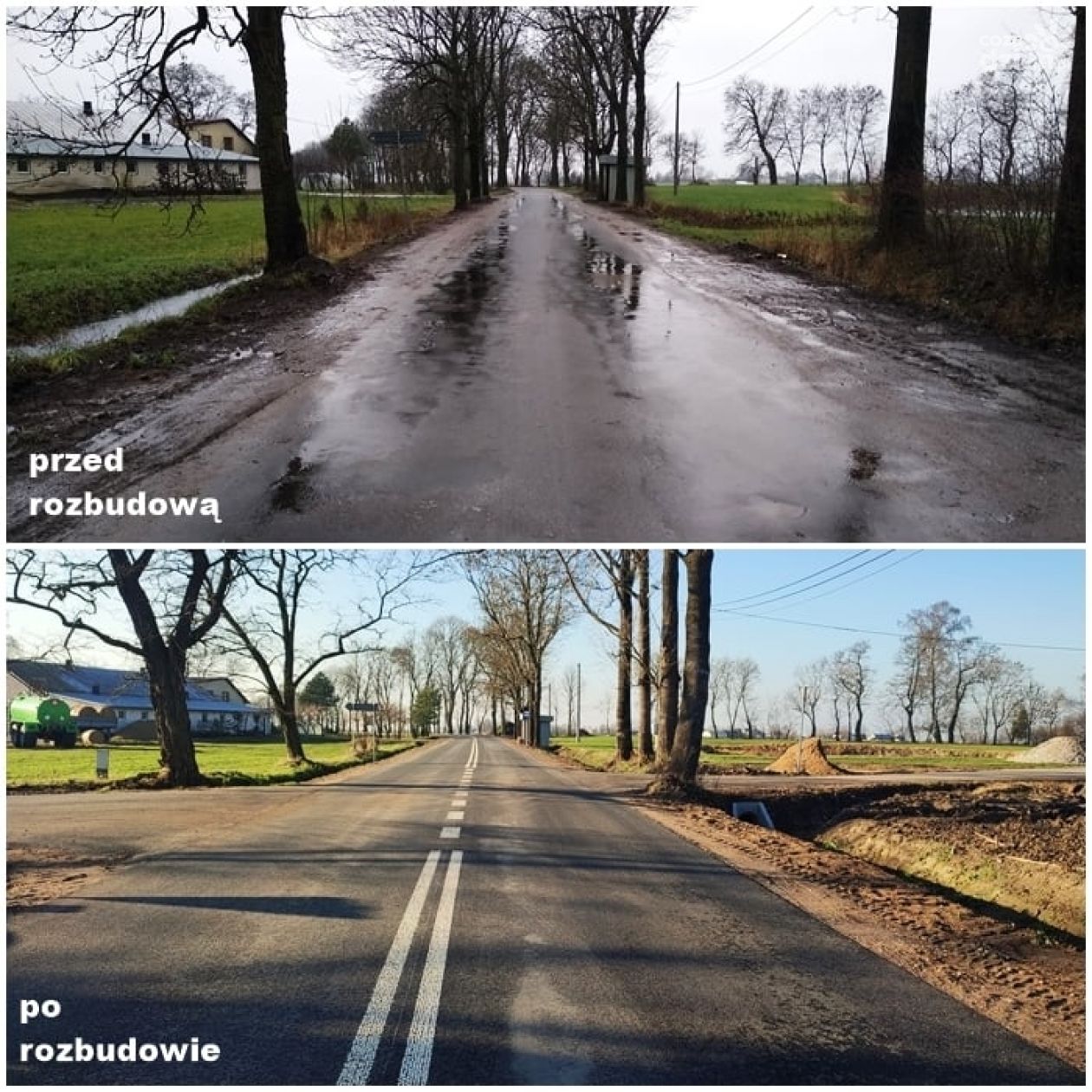 Rozbudowa drogi powiatowej w Długołęce zakończona