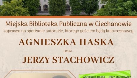 Spotkanie autorskie w Miejskiej Bibliotece Publicznej w Ciechanowie