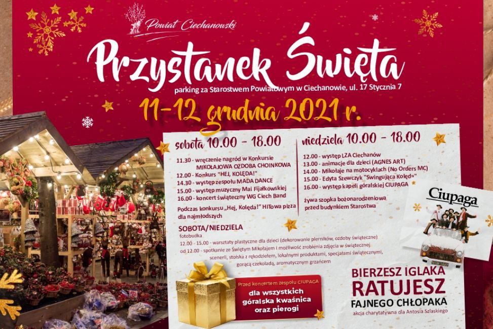 „Przystanek Święta” w centrum Ciechanowa