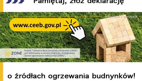 Pamiętasz o złożeniu deklaracji dotyczącej źródeł ciepła? Jest obowiązkowa!