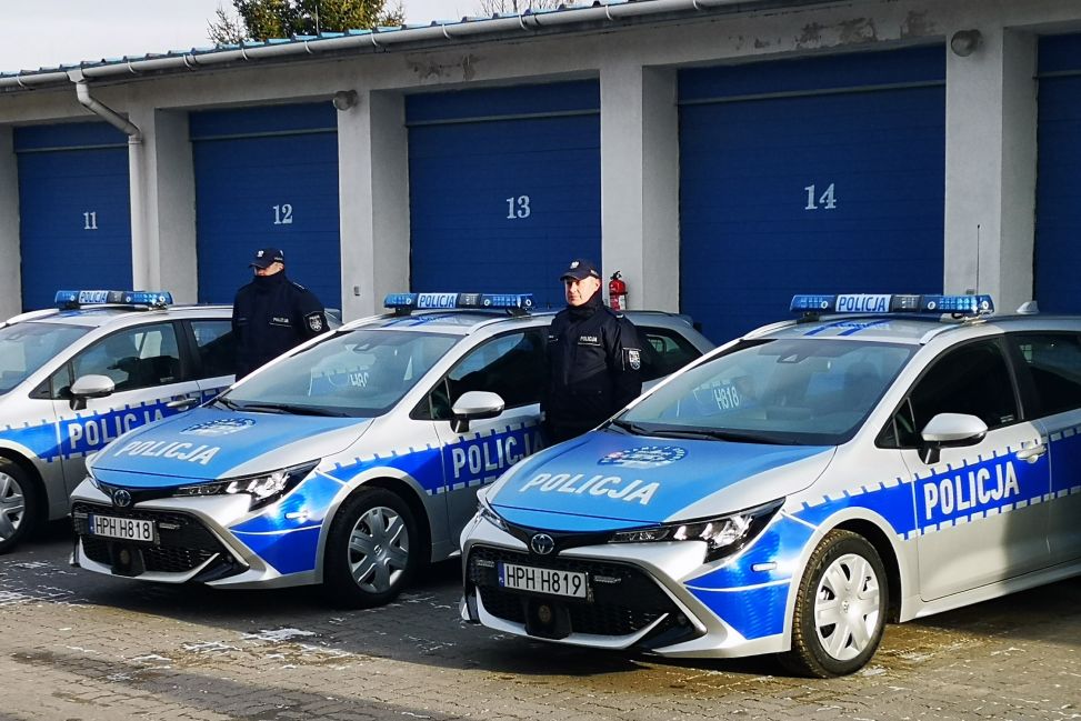 Hybrydy w przasnyskiej policji. Poprawią bezpieczeństwo i ochronią środowisko