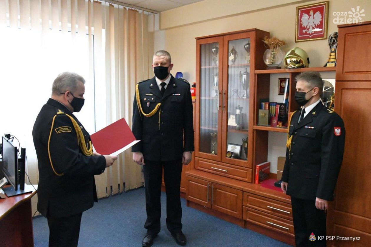 kpt. Piotr Kuligowski został Dowódcą Jednostki Ratowniczo Gaśniczej w Przasnyszu