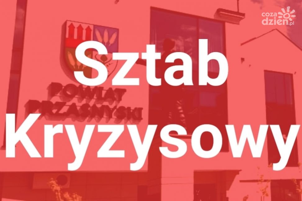 Sztab kryzysowy zebrał się w Przasnyszu