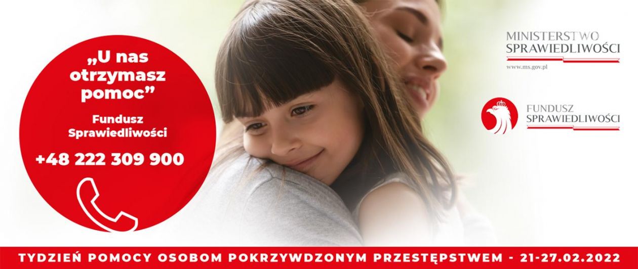 Pokrzywdzeni przestępstwem mogą teraz korzystać z bezpłatnych konsultacji