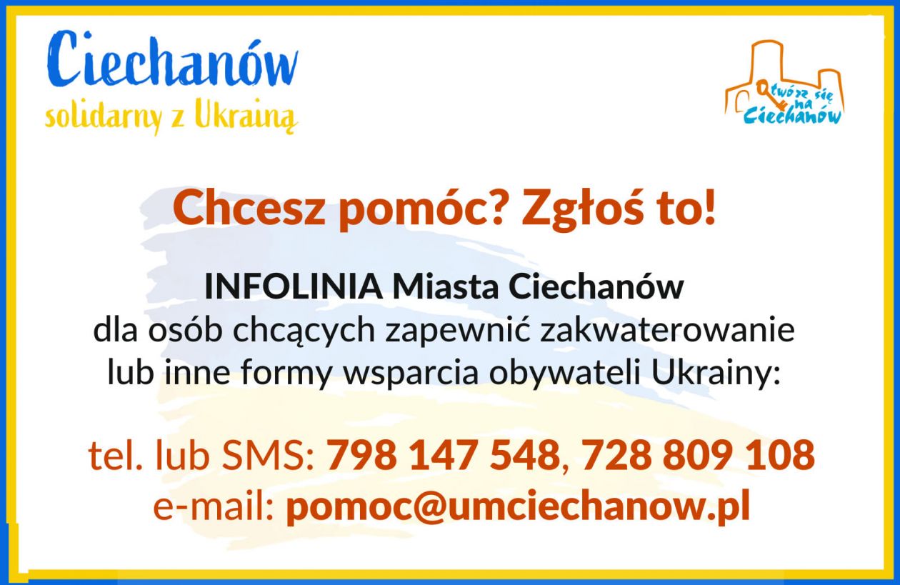 Ciechanów uruchomił infolinię