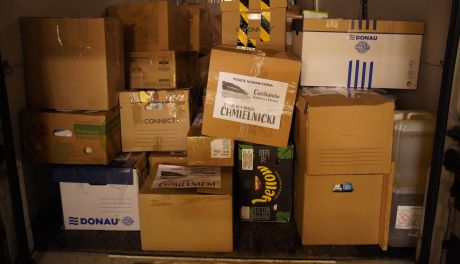 Kilkaset paczek z żywnością pojechało bezpośrednio do Chmielnickiego - partnerskiego miasta Ciechanowa w Ukrainie