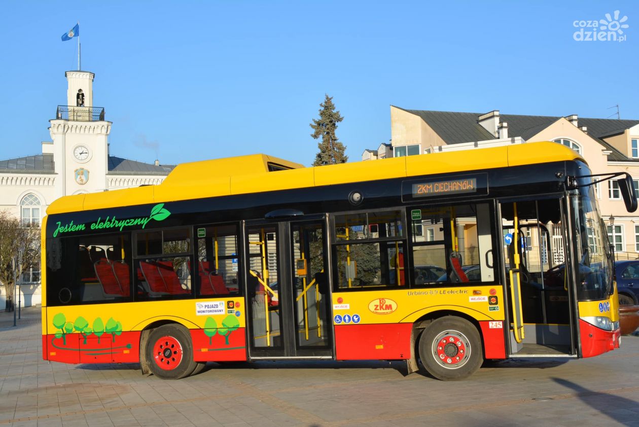 Kilka milionów na nowe autobusy elektryczne w Ciechanowie