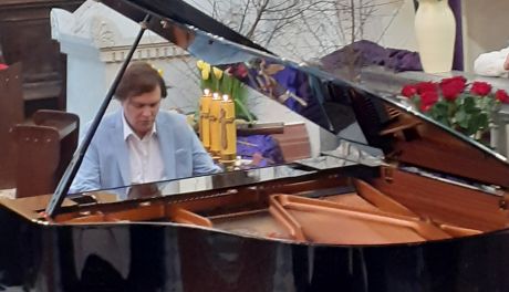 Hubert Rutkowski, pianista z Hamburga zagrał w swoim rodzinnym Krasnem