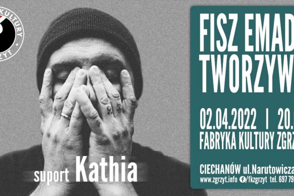 FISZ EMADE TWORZYWO zagrają w Fabryce Kultury Zgrzyt