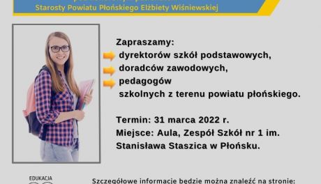 Młodzież i rodzice poznali ofertę edukacyjną szkół ponadpodstawowych powiatu płońskiego