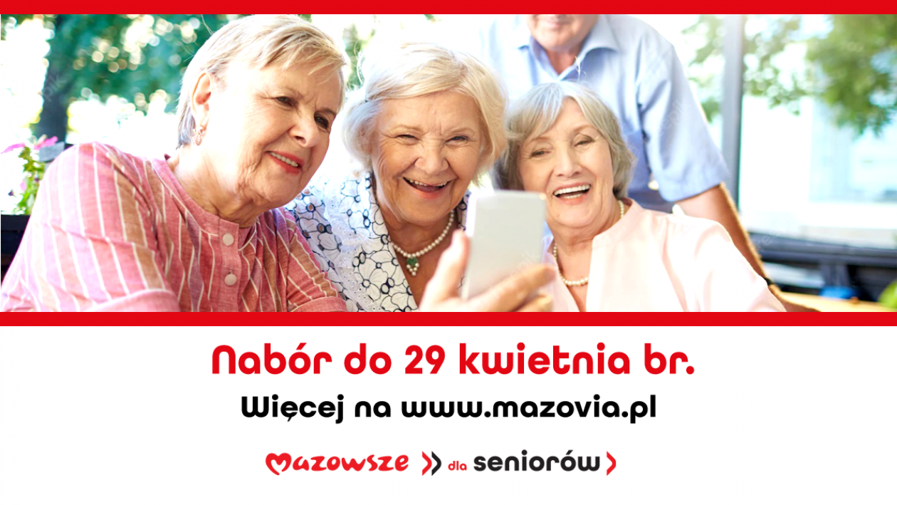 Kolejny program samorządu Mazowsza. Tym razem dla seniorów! 